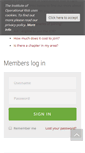 Mobile Screenshot of ior-institute.org